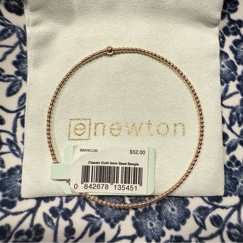 Enewton Gold Beaded Bangle Bundle 2mm, 3mm & 4mm - Picture 4 of 10